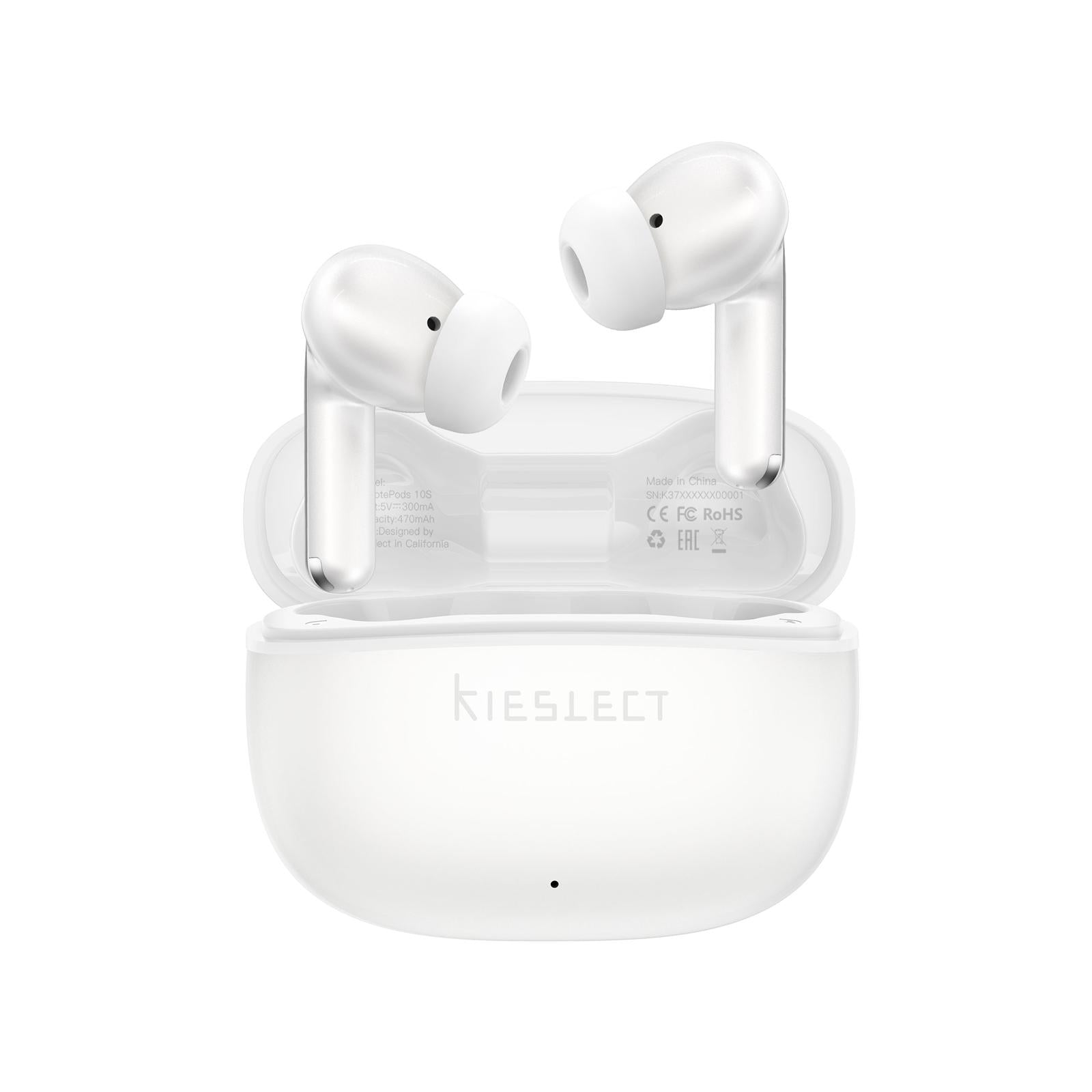 Kieslect AI NotePods 10S – Audífonos con IA, Traducción, Grabación y ANC