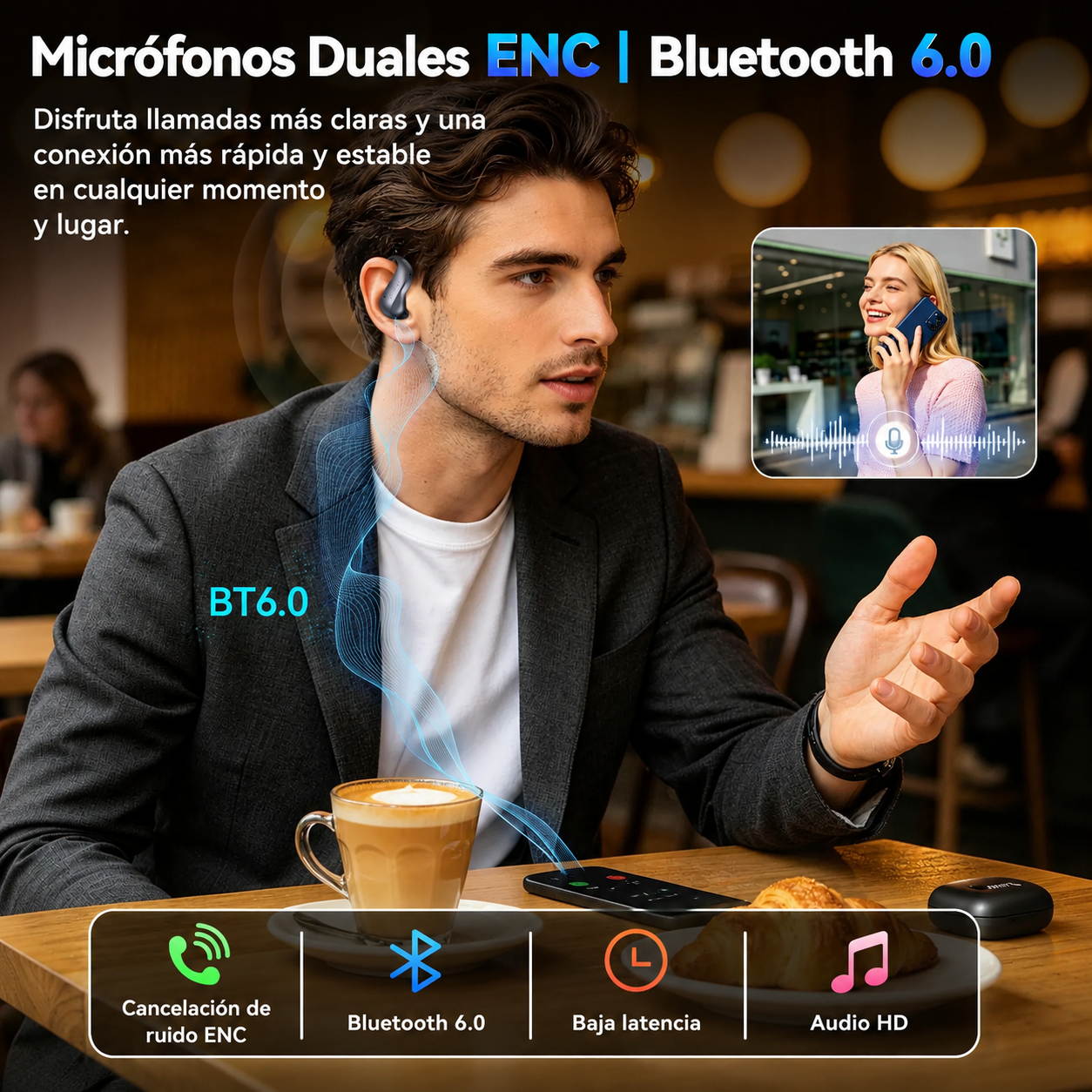 Kieslect AI Earbuds Clip