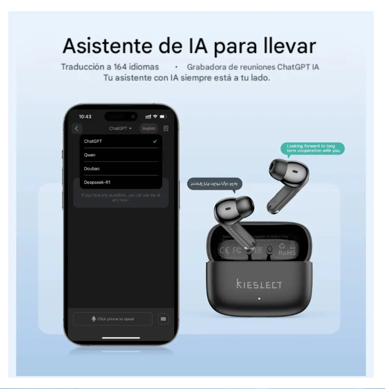 Kieslect Adjustable Earbuds