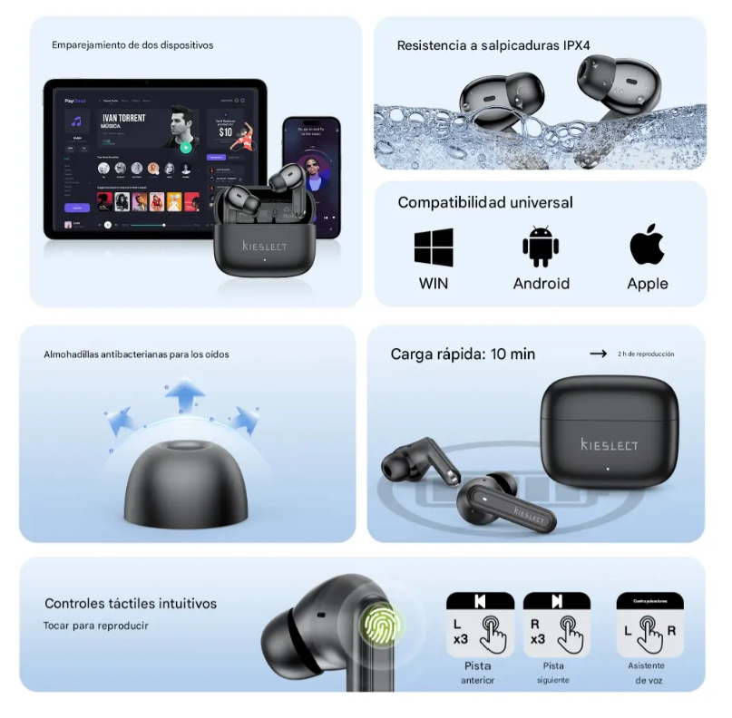 Kieslect Adjustable Earbuds