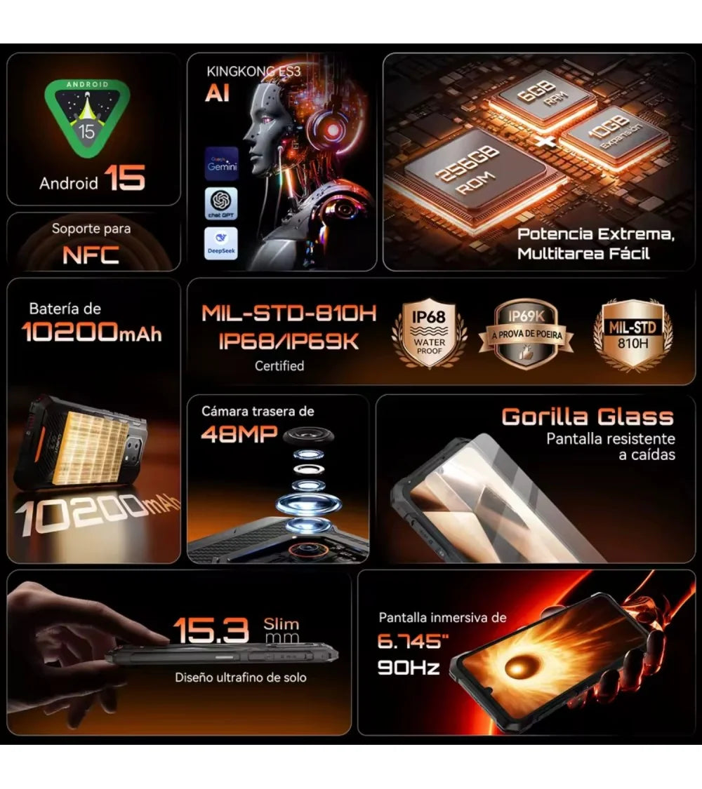 Cubot Kingkong ES 3 / 6gb Ram + 256gb